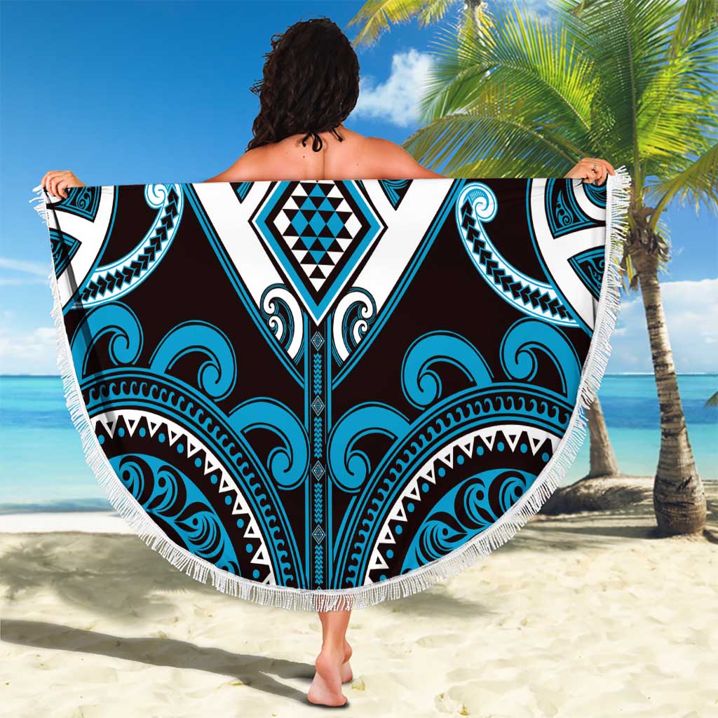 Aotearoa Ngati Porou Beach Blanket Maori Tribal Pattern LT05 - Polynesian Pride
