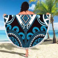 Aotearoa Ngati Porou Beach Blanket Maori Tribal Pattern LT05 - Polynesian Pride
