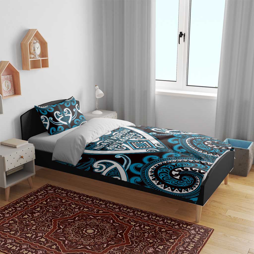 Aotearoa Ngati Porou Bedding Set Maori Tribal Pattern