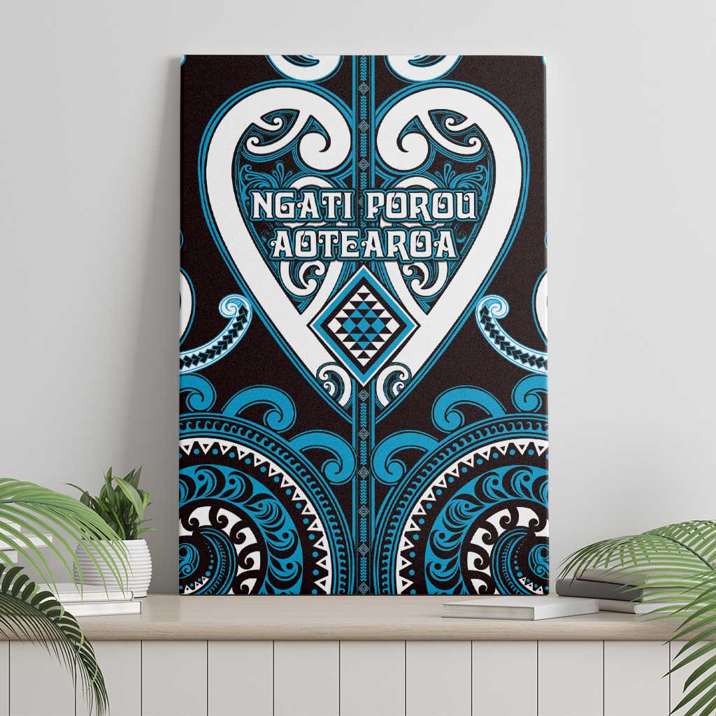 Aotearoa Ngati Porou Canvas Wall Art Maori Tribal Pattern LT05 - Polynesian Pride