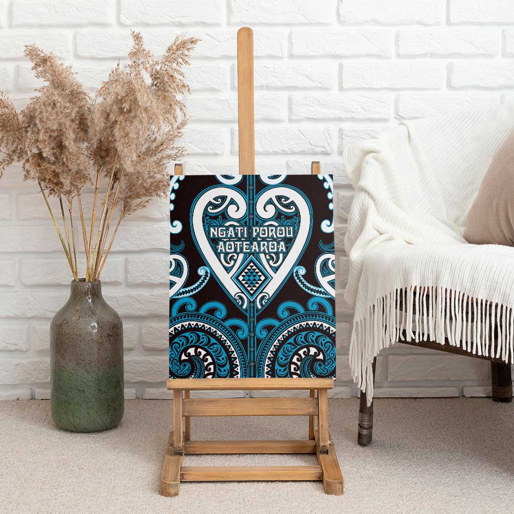Aotearoa Ngati Porou Canvas Wall Art Maori Tribal Pattern LT05 - Polynesian Pride