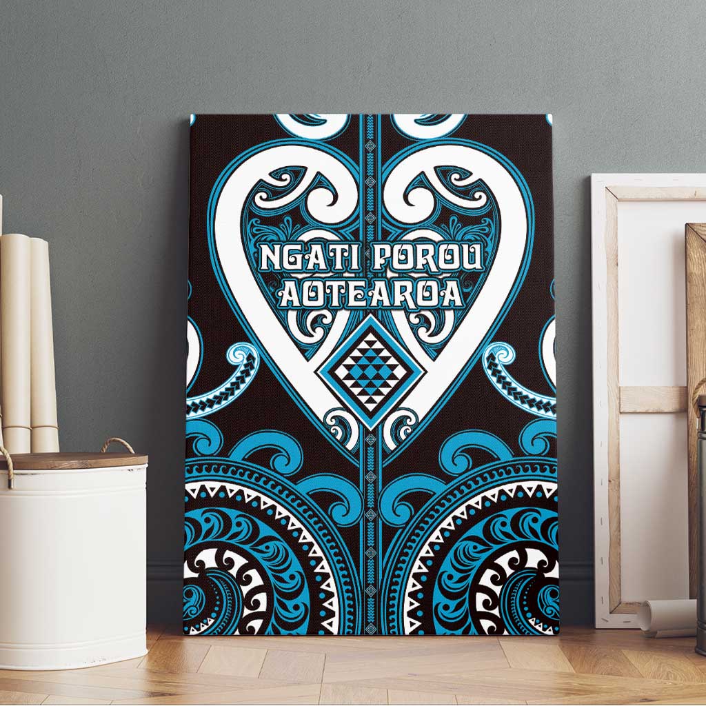 Aotearoa Ngati Porou Canvas Wall Art Maori Tribal Pattern LT05 - Polynesian Pride