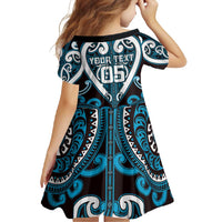 Custom Aotearoa Ngati Porou Family Matching Off Shoulder Maxi Dress and Hawaiian Shirt Maori Tribal Pattern