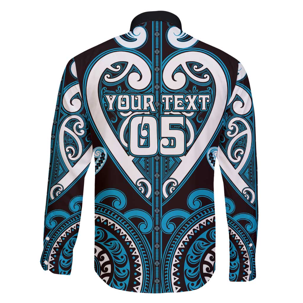 Custom Aotearoa Ngati Porou Family Matching Off Shoulder Maxi Dress and Hawaiian Shirt Maori Tribal Pattern