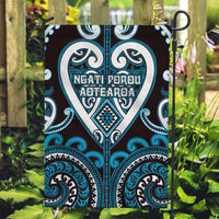 Aotearoa Ngati Porou Garden Flag Maori Tribal Pattern