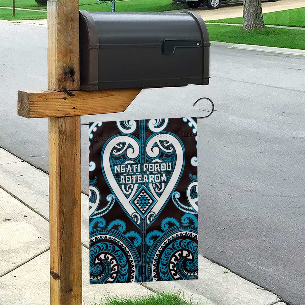 Aotearoa Ngati Porou Garden Flag Maori Tribal Pattern