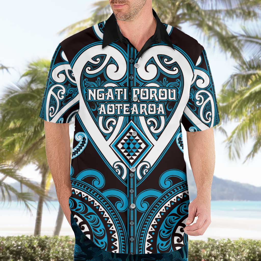 Custom Aotearoa Ngati Porou Hawaiian Shirt Maori Tribal Pattern LT05 - Polynesian Pride