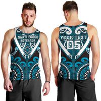 Custom Aotearoa Ngati Porou Men Tank Top Maori Tribal Pattern LT05 - Polynesian Pride