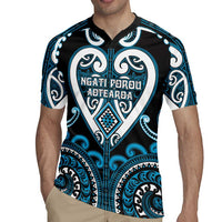 Custom Aotearoa Ngati Porou Rugby Jersey Maori Tribal Pattern LT05 - Polynesian Pride