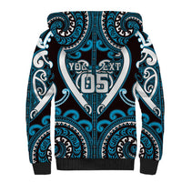 Custom Aotearoa Ngati Porou Sherpa Hoodie Maori Tribal Pattern LT05 - Polynesian Pride