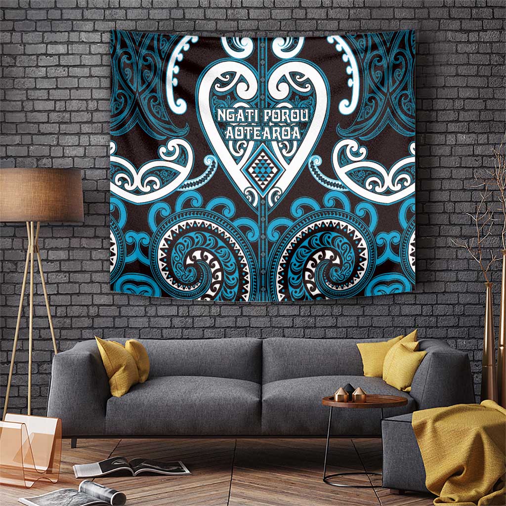 Aotearoa Ngati Porou Tapestry Maori Tribal Pattern