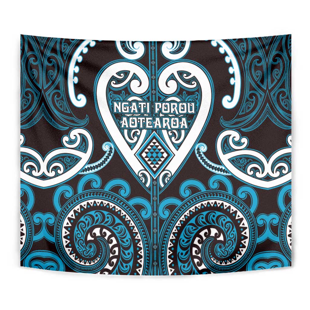 Aotearoa Ngati Porou Tapestry Maori Tribal Pattern