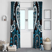 Aotearoa Ngati Porou Window Curtain Maori Tribal Pattern