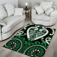 Aotearoa Ngai Tahu Area Rug Maori Tribal Pattern