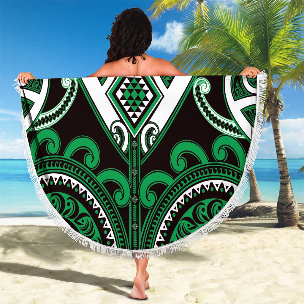 Aotearoa Ngai Tahu Beach Blanket Maori Tribal Pattern LT05 - Polynesian Pride