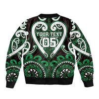 Custom Aotearoa Ngai Tahu Bomber Jacket Maori Tribal Pattern
