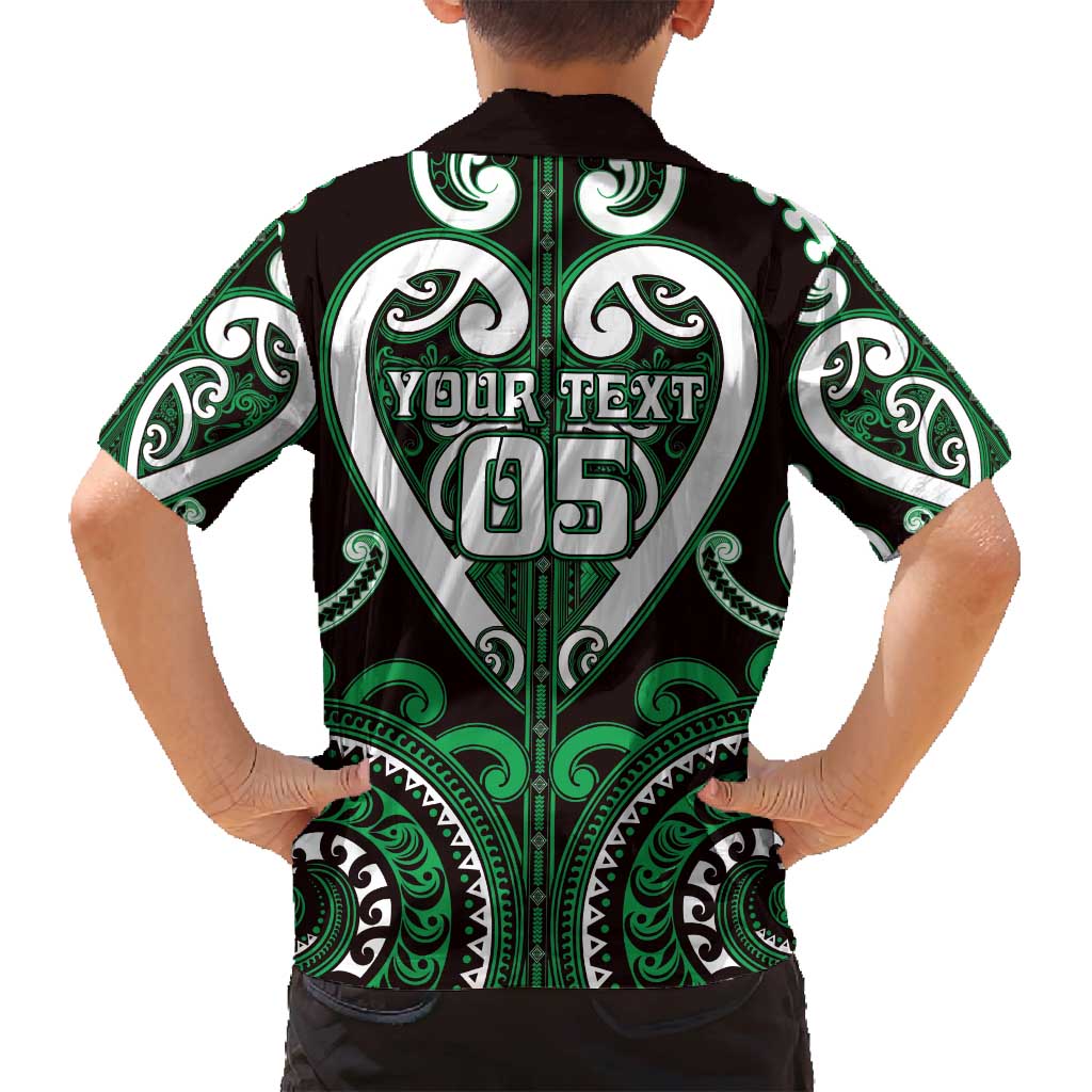 Custom Aotearoa Ngai Tahu Family Matching Off Shoulder Short Dress and Hawaiian Shirt Maori Tribal Pattern