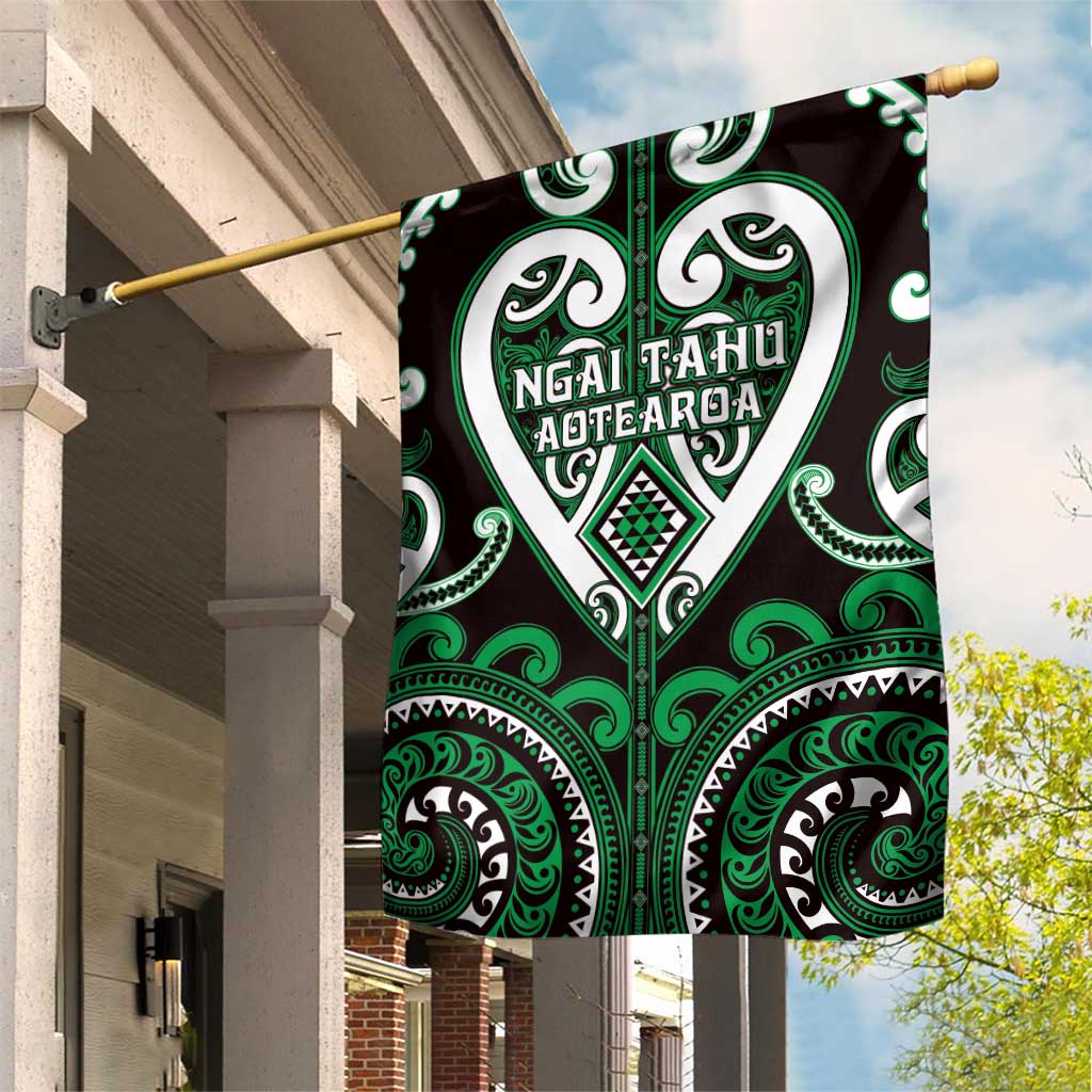 Aotearoa Ngai Tahu Garden Flag Maori Tribal Pattern