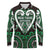 Custom Aotearoa Ngai Tahu Long Sleeve Polo Shirt Maori Tribal Pattern