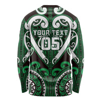 Custom Aotearoa Ngai Tahu Long Sleeve Shirt Maori Tribal Pattern LT05 - Polynesian Pride