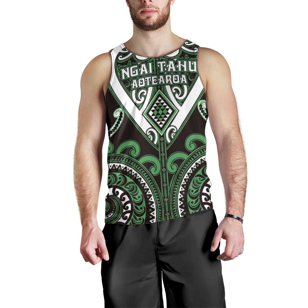 Custom Aotearoa Ngai Tahu Men Tank Top Maori Tribal Pattern LT05 - Polynesian Pride