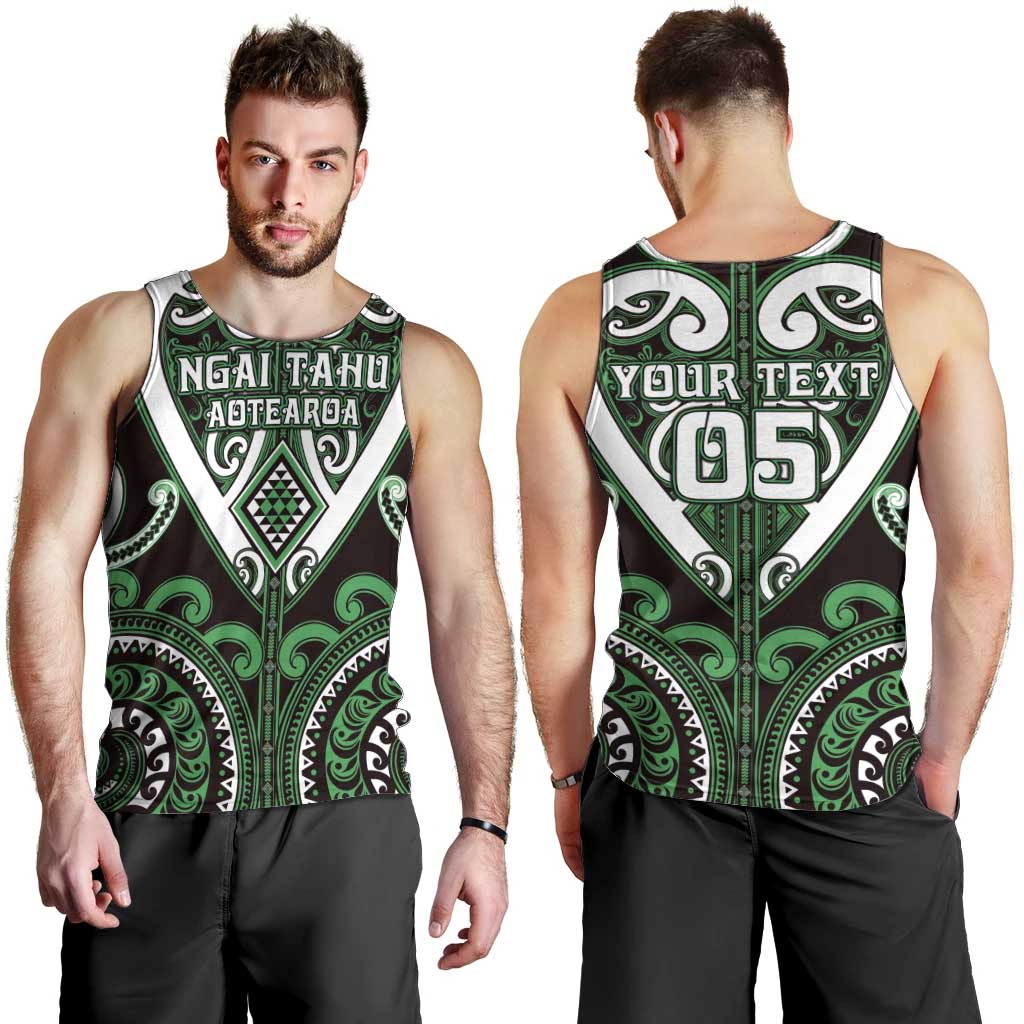 Custom Aotearoa Ngai Tahu Men Tank Top Maori Tribal Pattern LT05 - Polynesian Pride