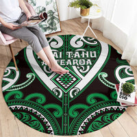 Aotearoa Ngai Tahu Round Carpet Maori Tribal Pattern