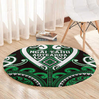 Aotearoa Ngai Tahu Round Carpet Maori Tribal Pattern