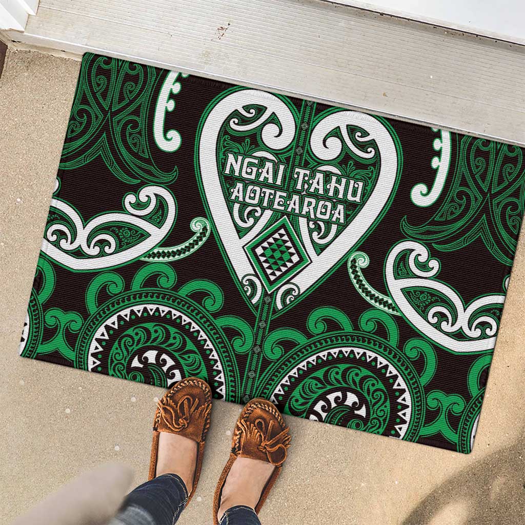 Aotearoa Ngai Tahu Rubber Doormat Maori Tribal Pattern LT05 - Polynesian Pride
