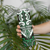 Custom Aotearoa Ngai Tahu Skinny Tumbler Maori Tribal Pattern