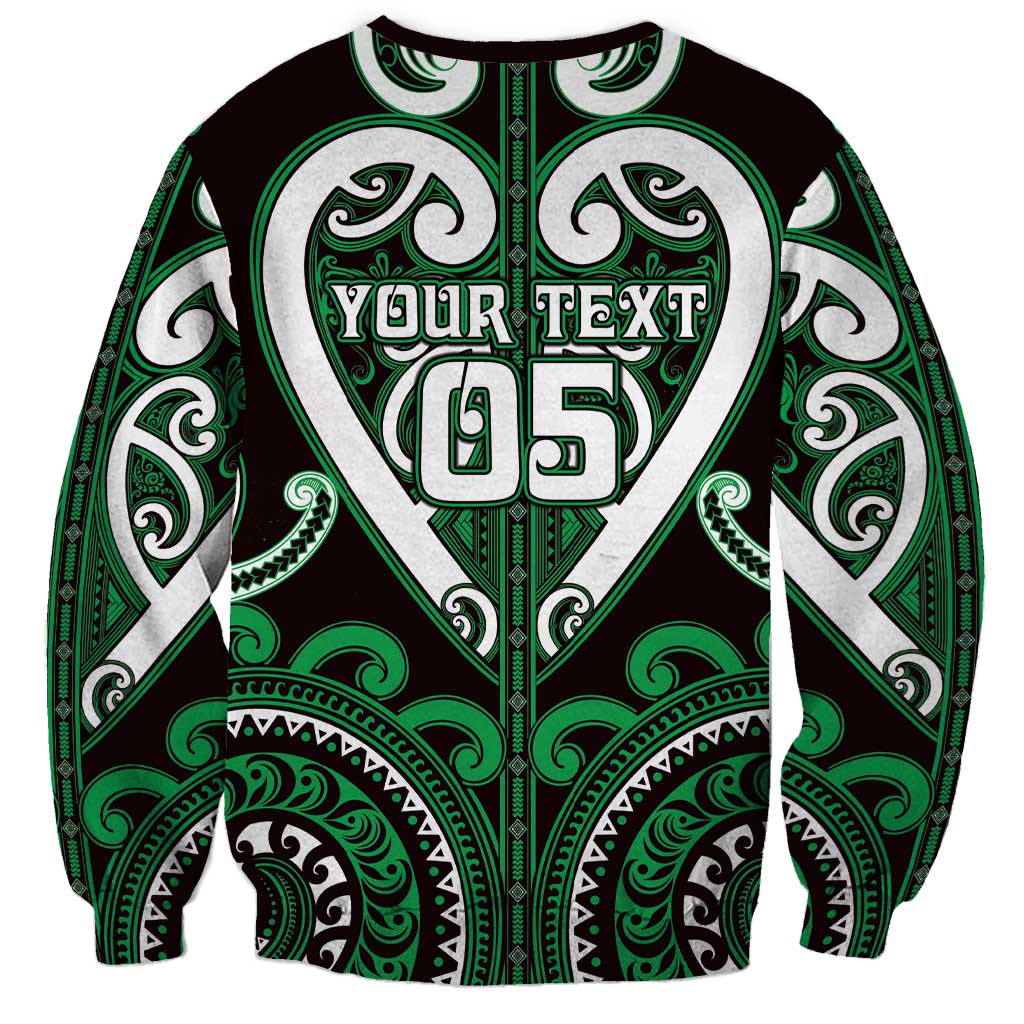 Custom Aotearoa Ngai Tahu Sweatshirt Maori Tribal Pattern LT05 - Polynesian Pride
