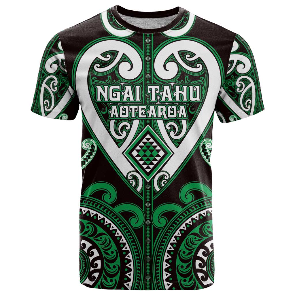 Custom Aotearoa Ngai Tahu T Shirt Maori Tribal Pattern