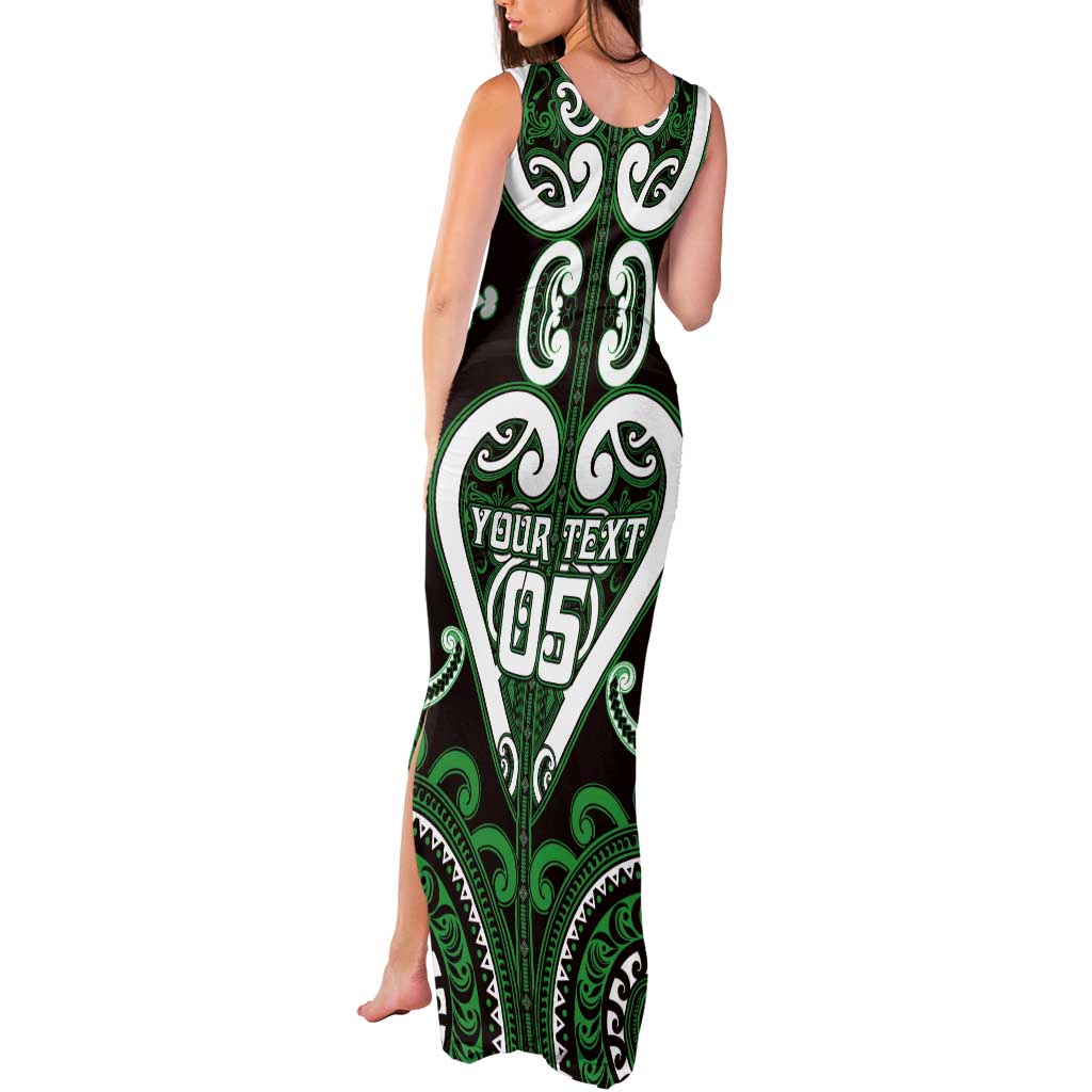 Custom Aotearoa Ngai Tahu Tank Maxi Dress Maori Tribal Pattern