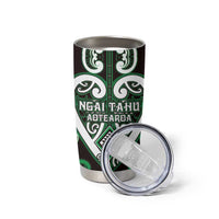 Custom Aotearoa Ngai Tahu Tumbler Cup Maori Tribal Pattern