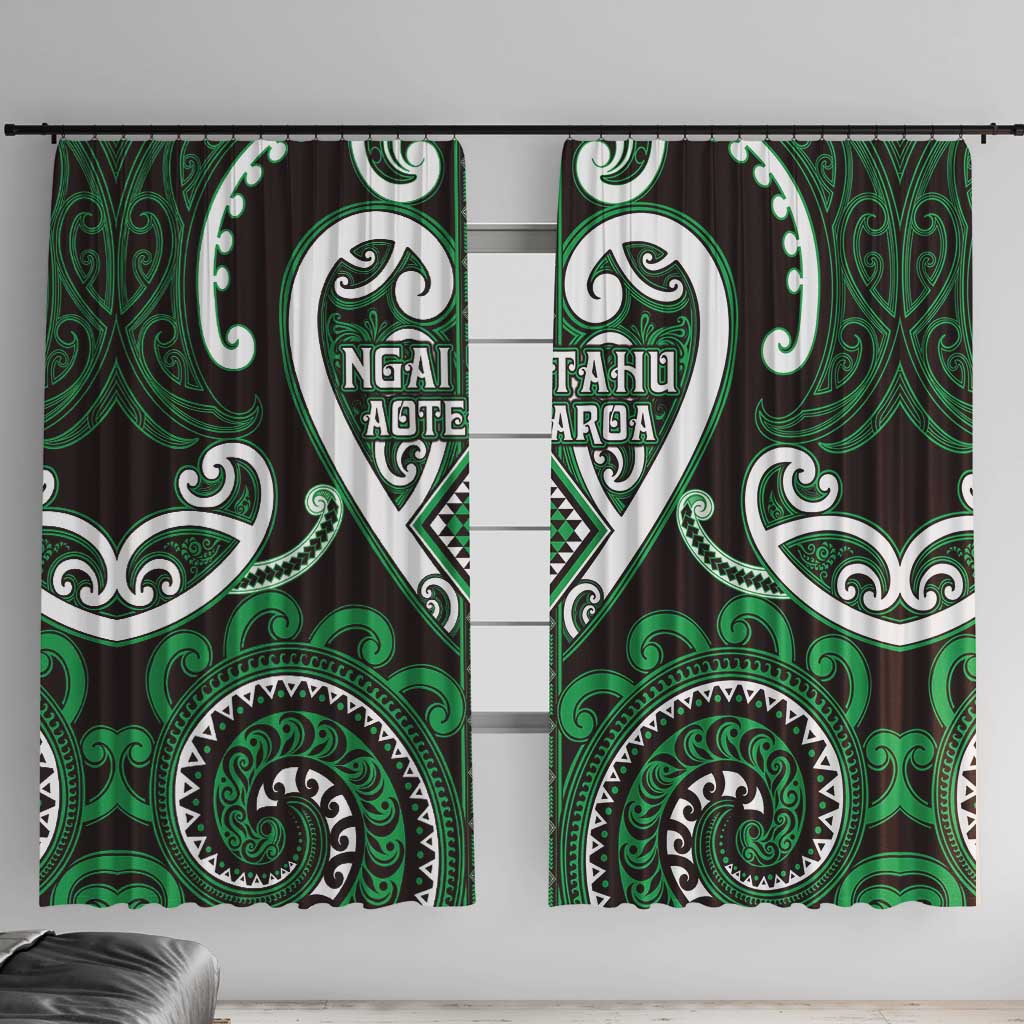Aotearoa Ngai Tahu Window Curtain Maori Tribal Pattern