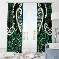 Aotearoa Ngai Tahu Window Curtain Maori Tribal Pattern