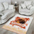 Hawaiian Volcano Lava Flow Area Rug With Hawaiian Tapa Pattern