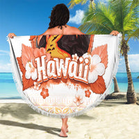 Hawaiian Volcano Lava Flow Beach Blanket With Hawaiian Tapa Pattern LT05 - Polynesian Pride