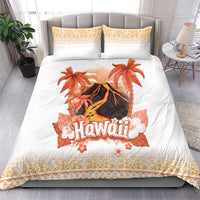 Hawaiian Volcano Lava Flow Bedding Set With Hawaiian Tapa Pattern LT05 - Polynesian Pride