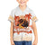 Hawaiian Volcano Lava Flow Family Matching Puletasi and Hawaiian Shirt With Hawaiian Tapa Pattern