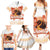 Hawaiian Volcano Lava Flow Family Matching Summer Maxi Dress and Hawaiian Shirt With Hawaiian Tapa Pattern