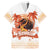 Hawaiian Volcano Lava Flow Family Matching Summer Maxi Dress and Hawaiian Shirt With Hawaiian Tapa Pattern