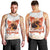 Hawaiian Volcano Lava Flow Men Tank Top With Hawaiian Tapa Pattern