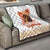 Hawaiian Volcano Lava Flow Quilt With Hawaiian Tapa Pattern