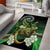 Aotearoa New Zealand Tuatara Area Rug Maori Koru Art