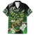 Aotearoa New Zealand Tuatara Family Matching Long Sleeve Bodycon Dress and Hawaiian Shirt Maori Koru Art