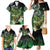 Aotearoa New Zealand Tuatara Family Matching Mermaid Dress and Hawaiian Shirt Maori Koru Art