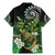 Aotearoa New Zealand Tuatara Family Matching Mermaid Dress and Hawaiian Shirt Maori Koru Art