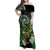 Aotearoa New Zealand Tuatara Family Matching Off Shoulder Maxi Dress and Hawaiian Shirt Maori Koru Art