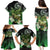 Aotearoa New Zealand Tuatara Family Matching Puletasi and Hawaiian Shirt Maori Koru Art